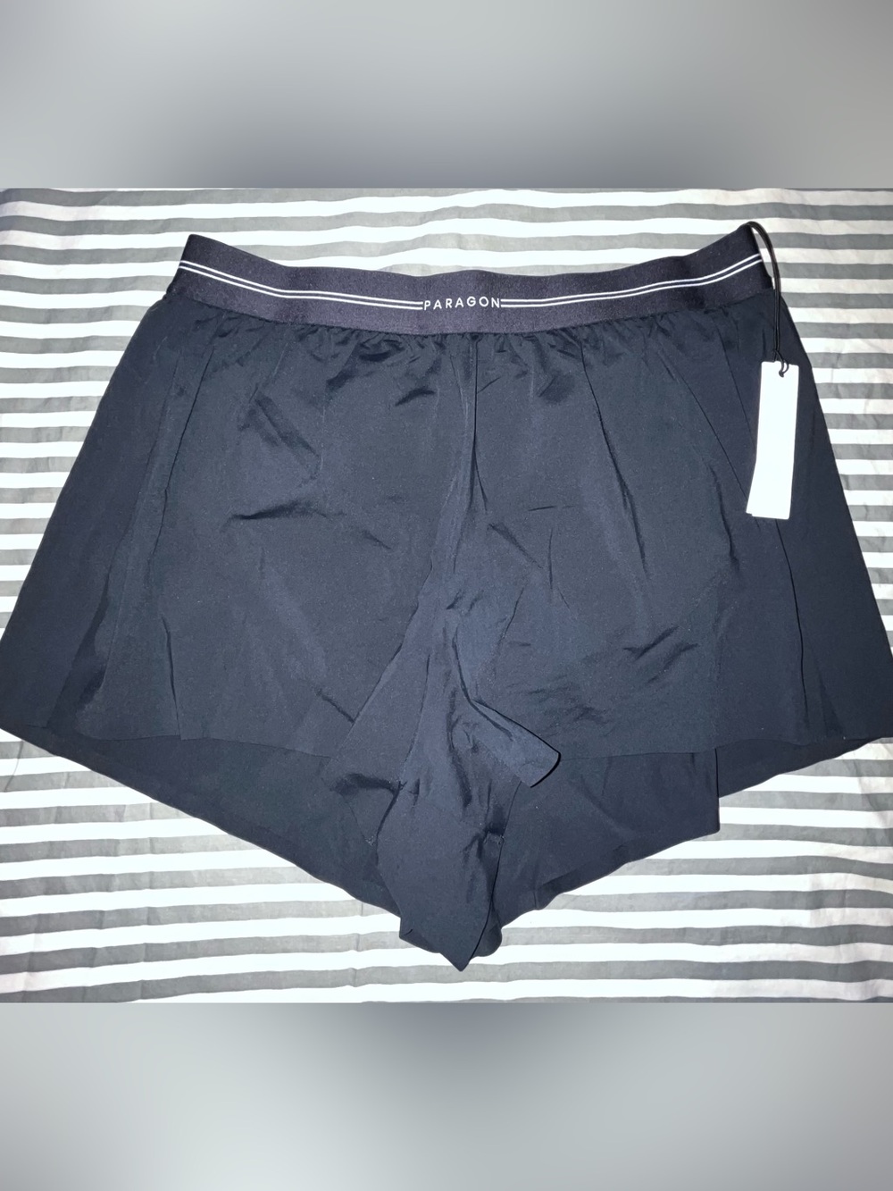 Paragon Fitwear LiteSpeed Mid-Rise Track Short in Black Size M